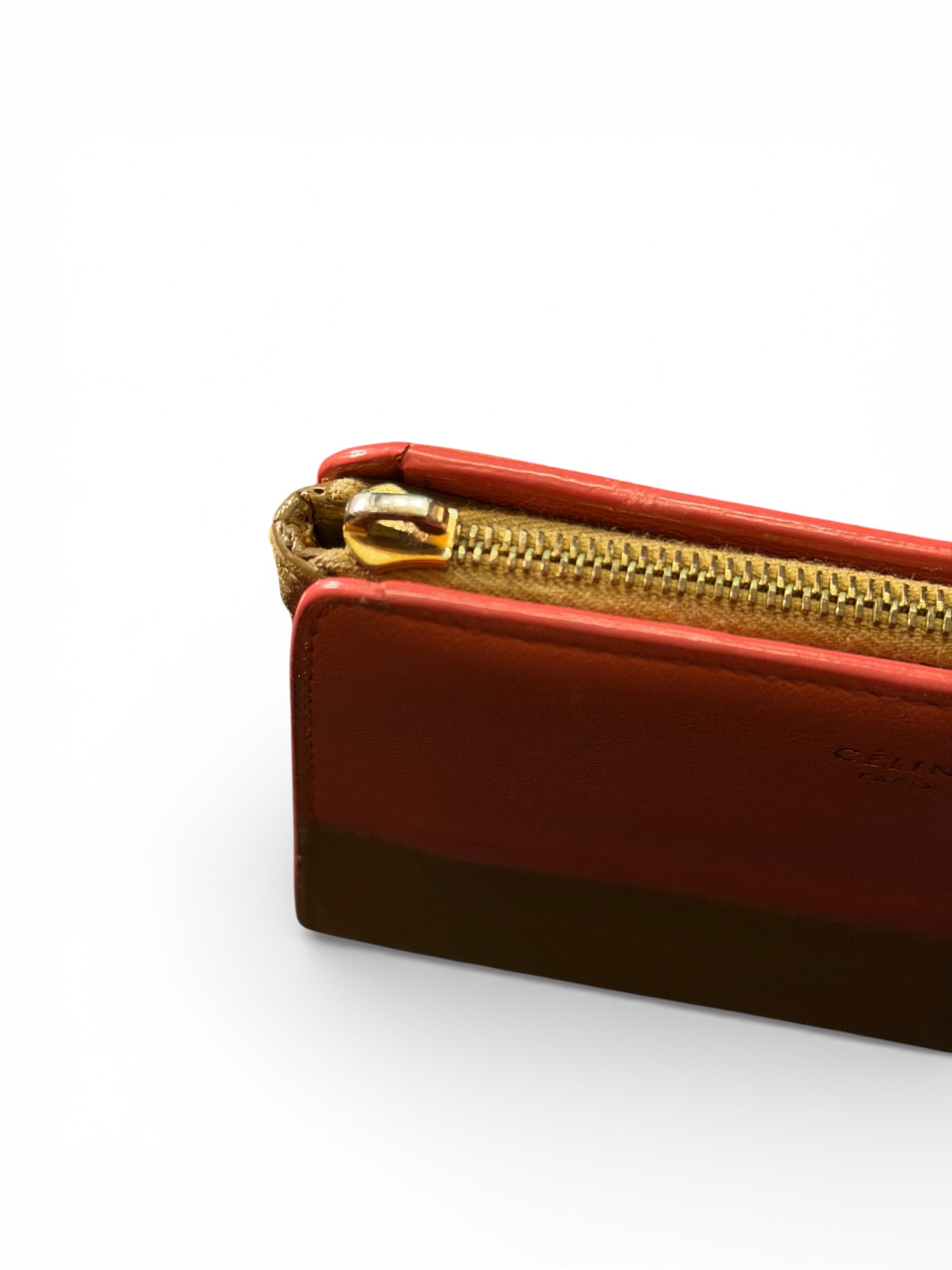 CELINE BICOLOUR COMPACT WALLET