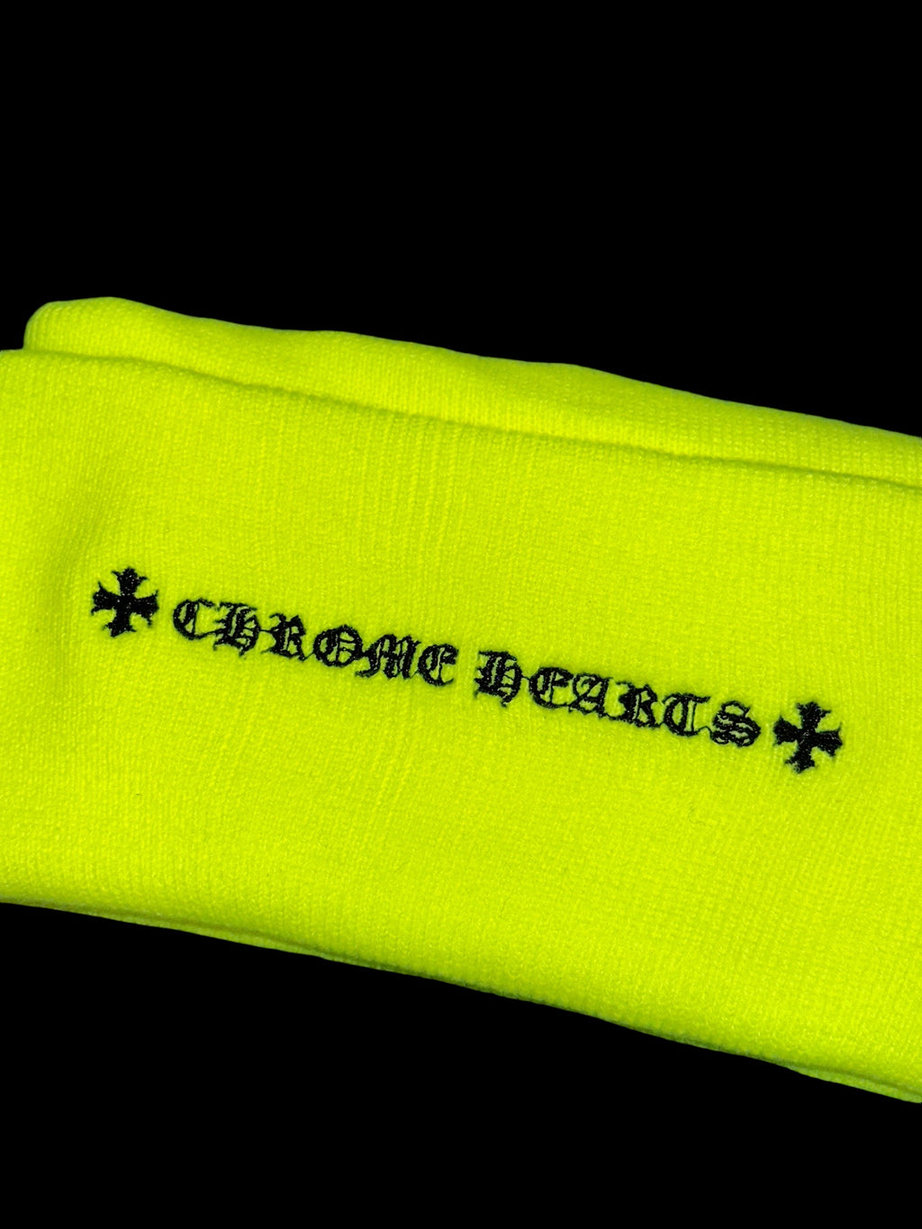 CHROME HEARTS CROSS ACRYLIC WATCH CAP