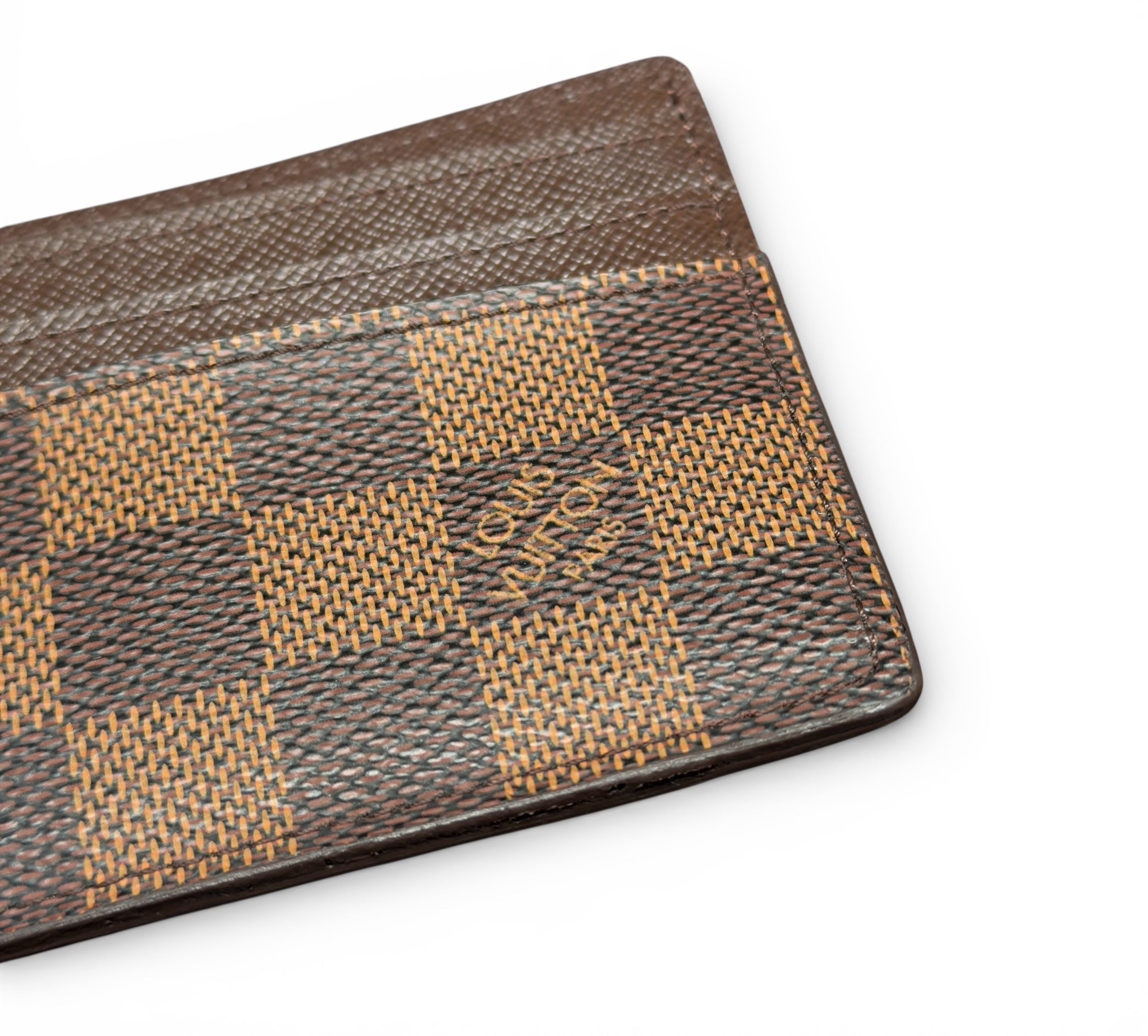 LOUIS VUITTON DAMIER EBENE LONG ID CARD HOLDER