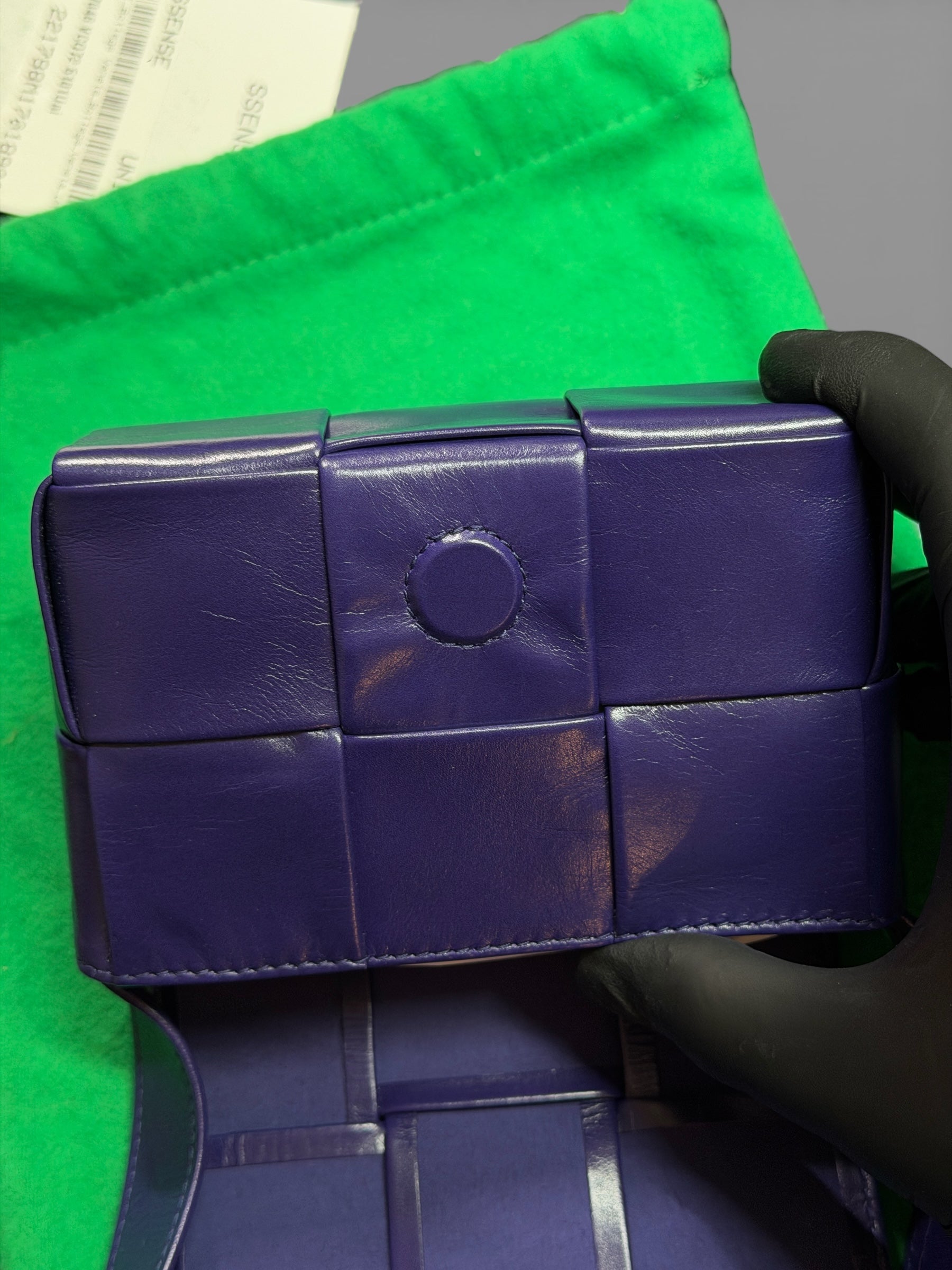 BOTTEGA VENETA MINI INTRECCIO CASSETTE BAG