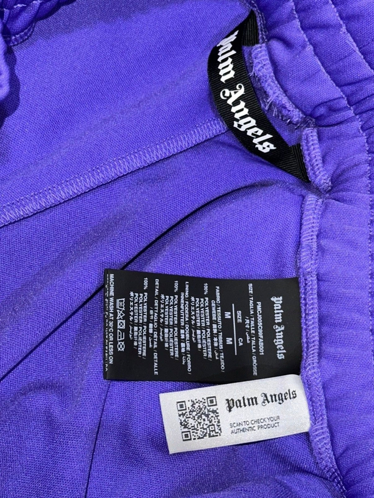 PALM ANGELS LOGO-PRINT TRACK PANT