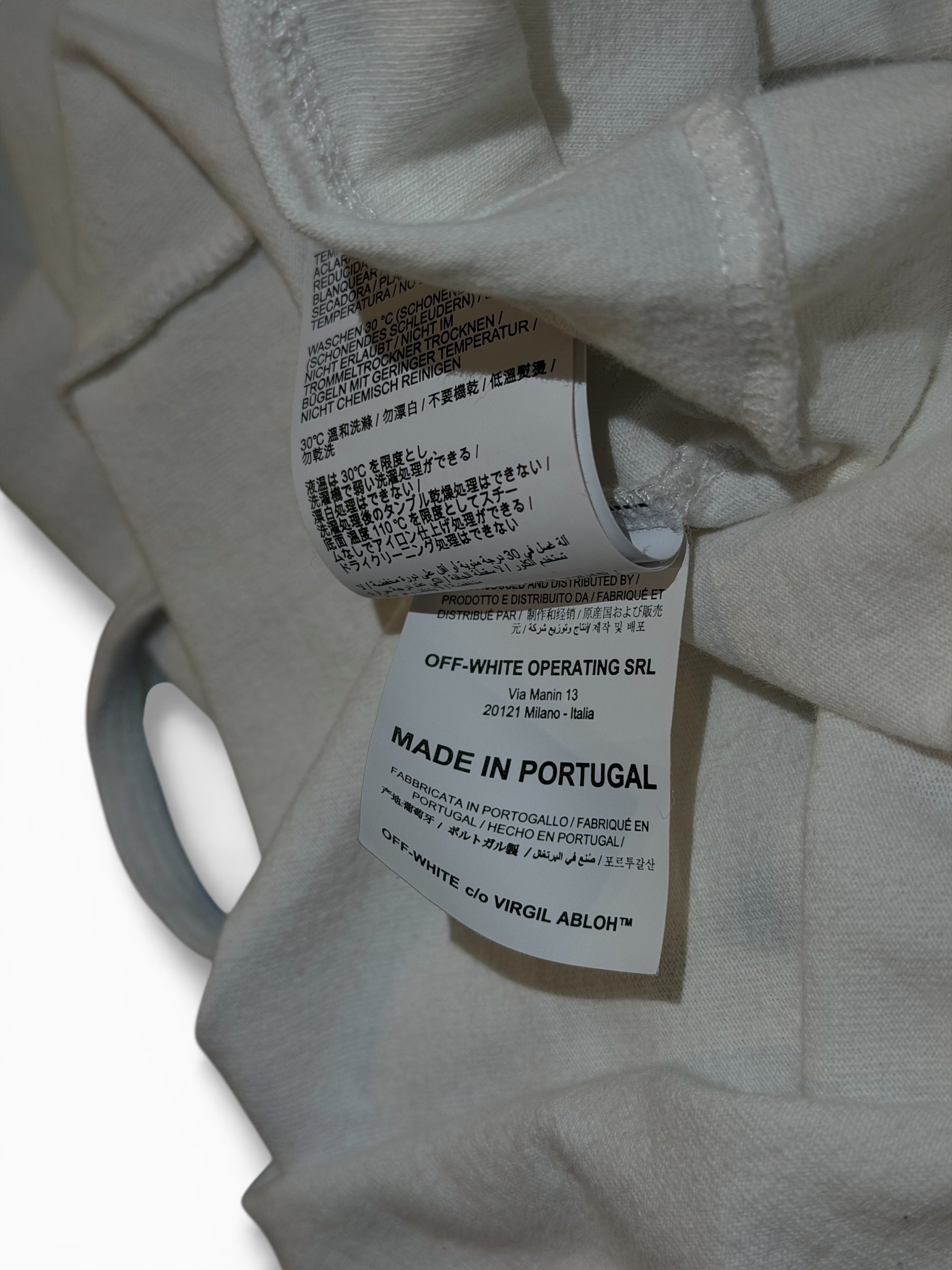 OFF-WHITE SS19 SSENSE EXCLUSIVE INCOMPLETE SPRAY PAINT TEE