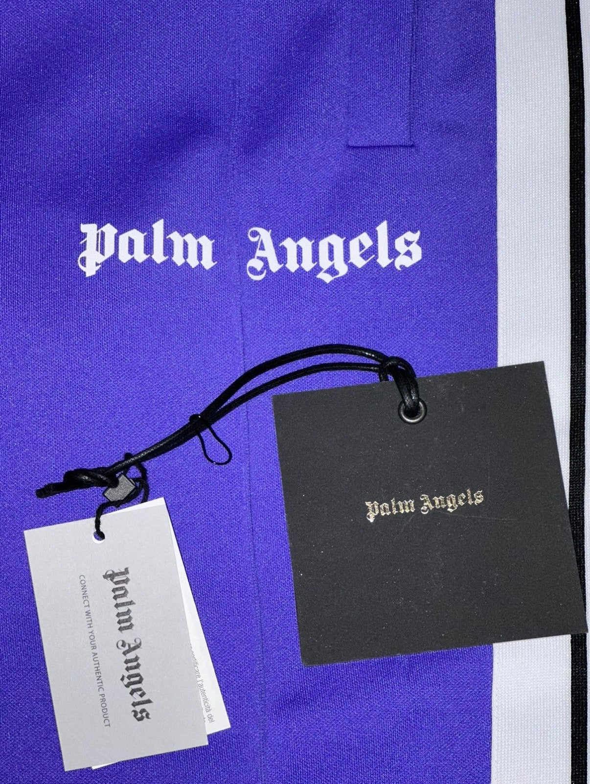 PALM ANGELS LOGO-PRINT TRACK PANT