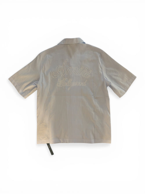 AMIRI STARBURST POPLIN CAMP SHIRT