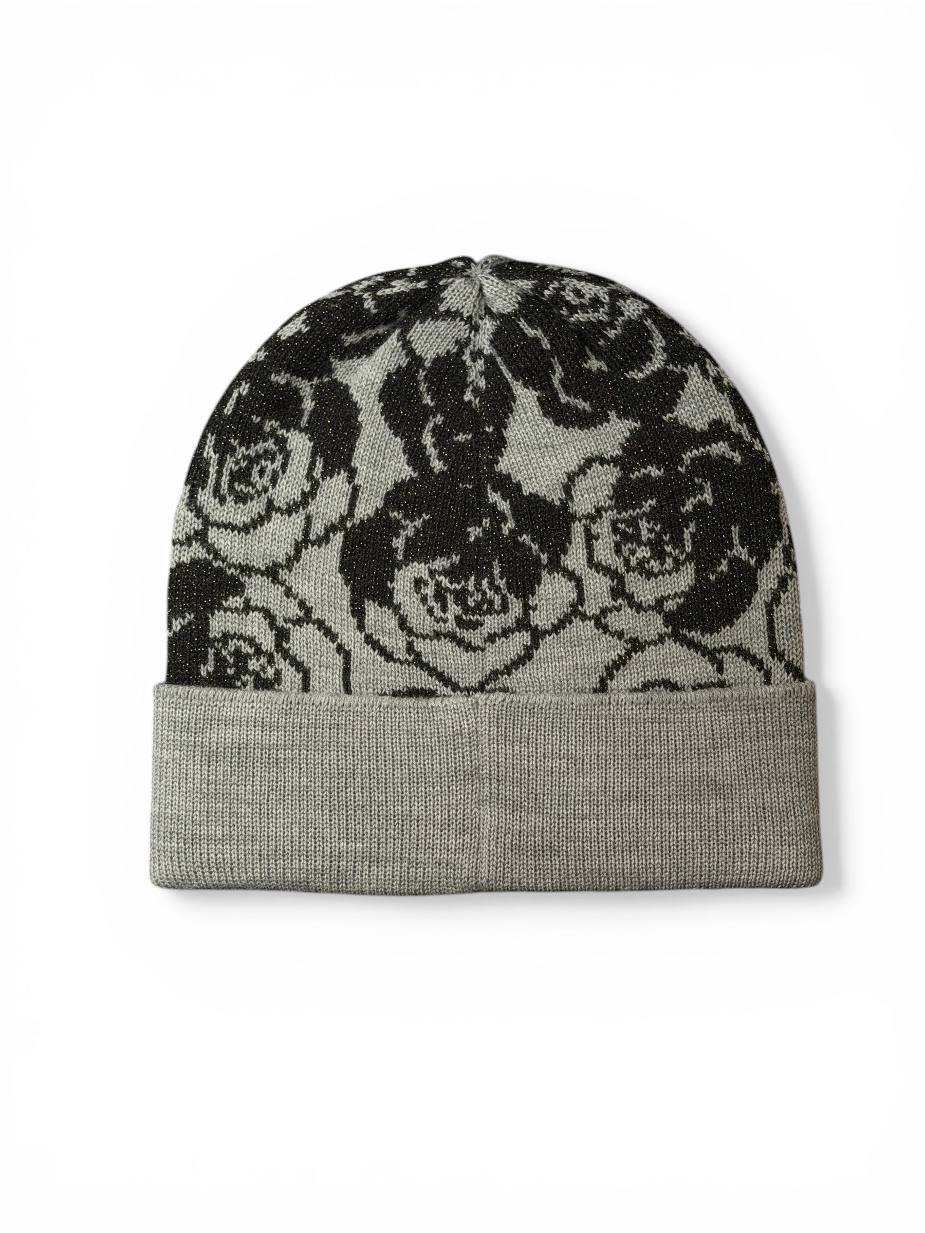 CHANEL CLOCHE 25A CAMELLIA REVERSIBLE BEANIE