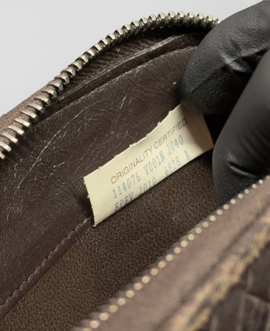 BOTTEGA VENETA INTRECCIATO PICCOLO ZIP AROUND WALLET