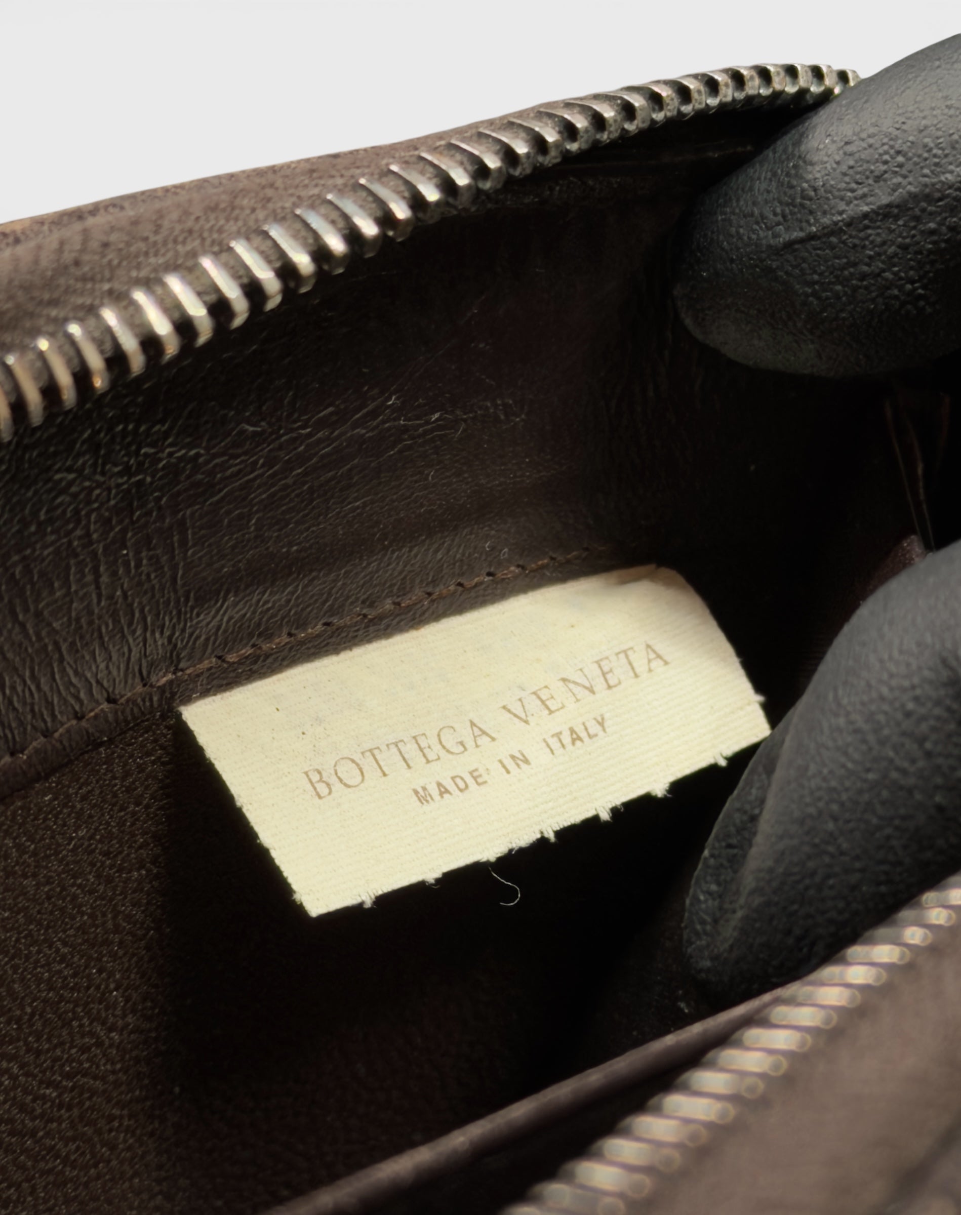 BOTTEGA VENETA INTRECCIATO PICCOLO ZIP AROUND WALLET