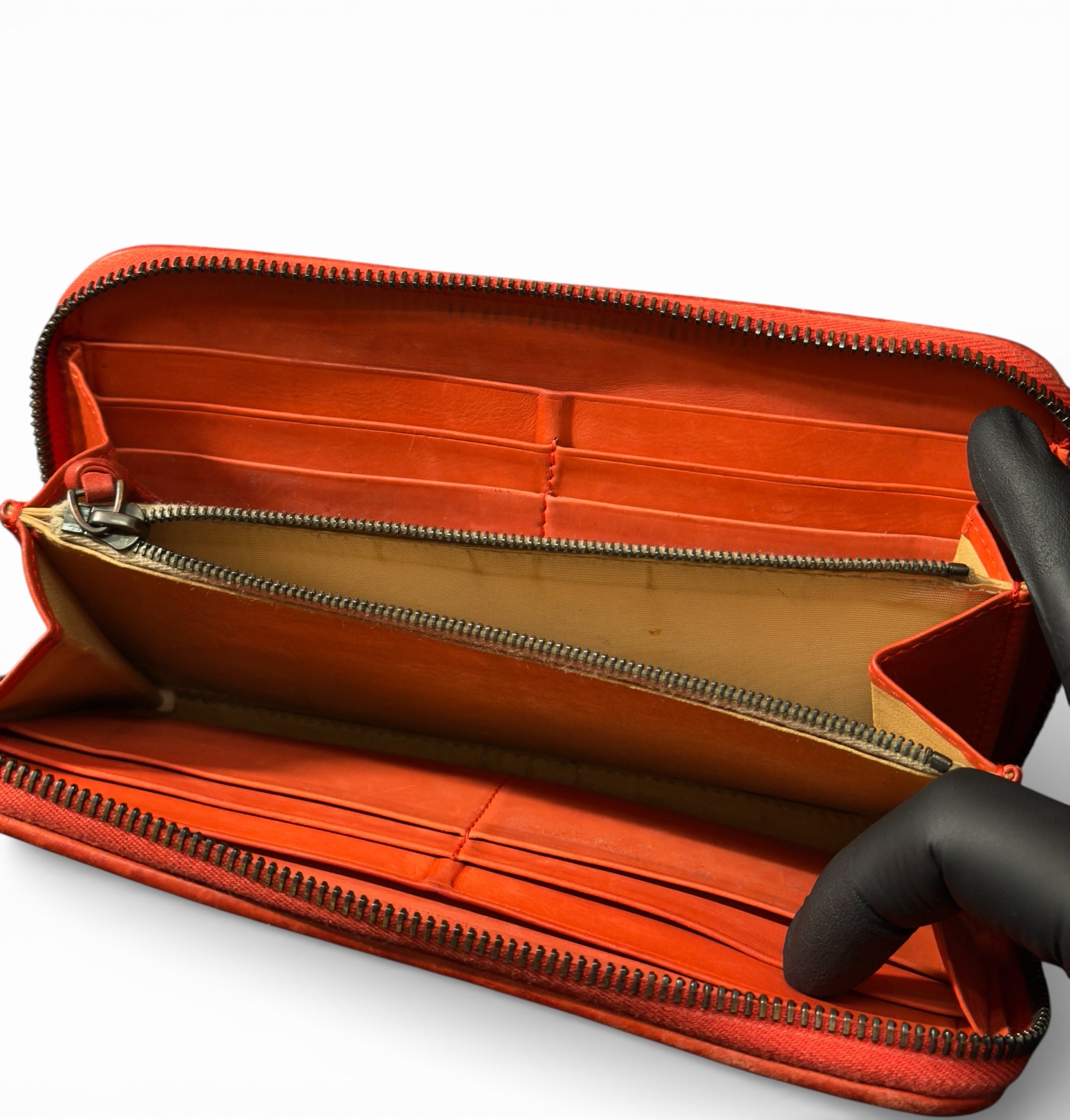 BOTTEGA VENETA INTRECCIATO PICCOLO ZIP AROUND WALLET