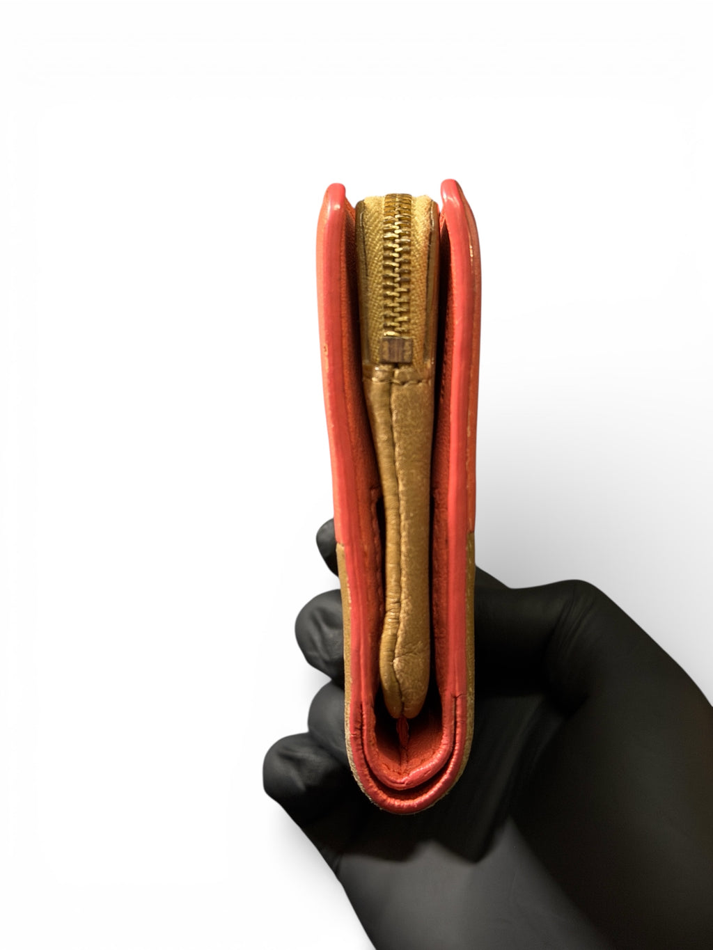 CELINE BICOLOUR COMPACT WALLET