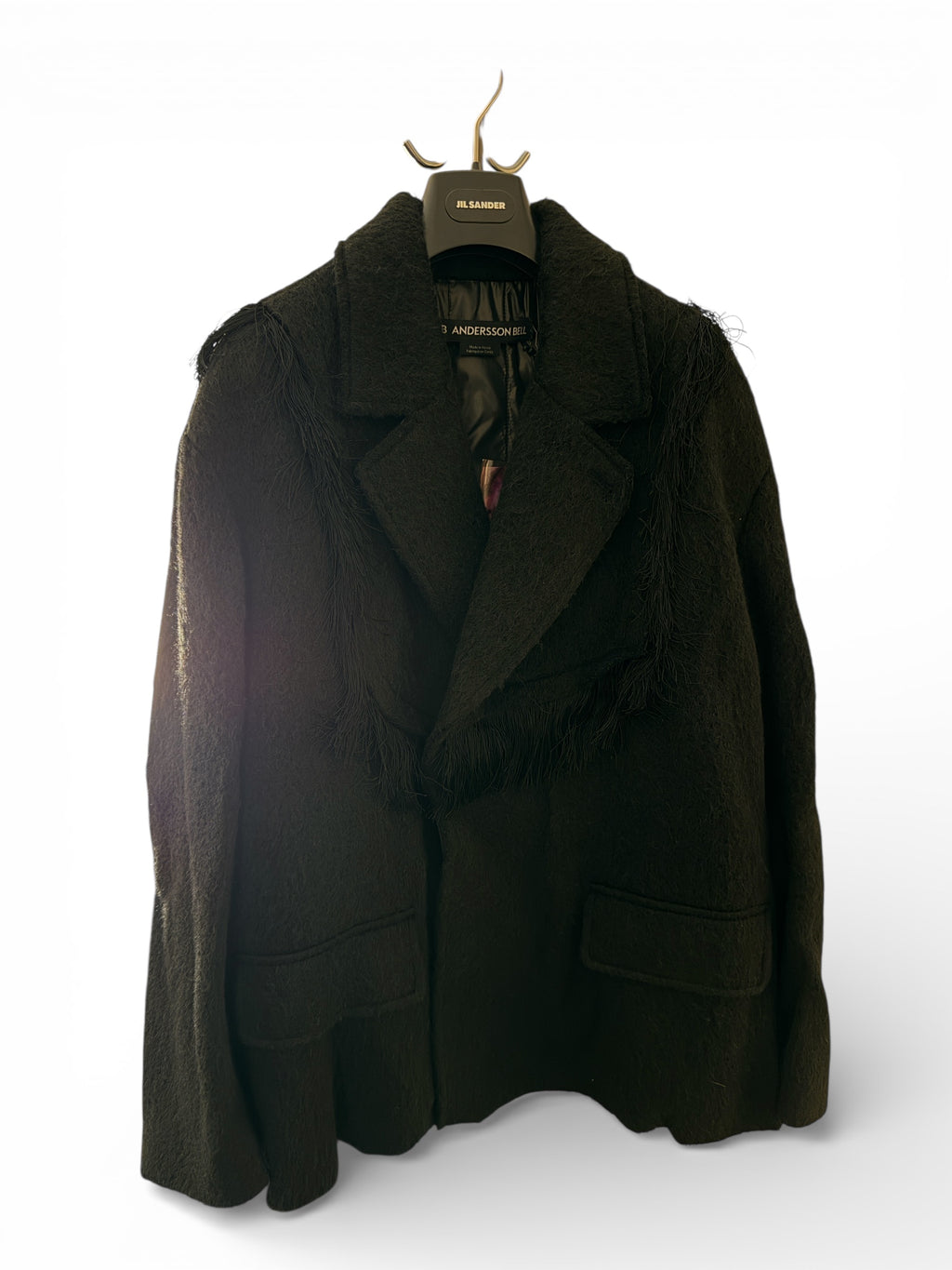 ANDERSSON BELL ZIBELINE SHAGGY WOOL MELTON COAT