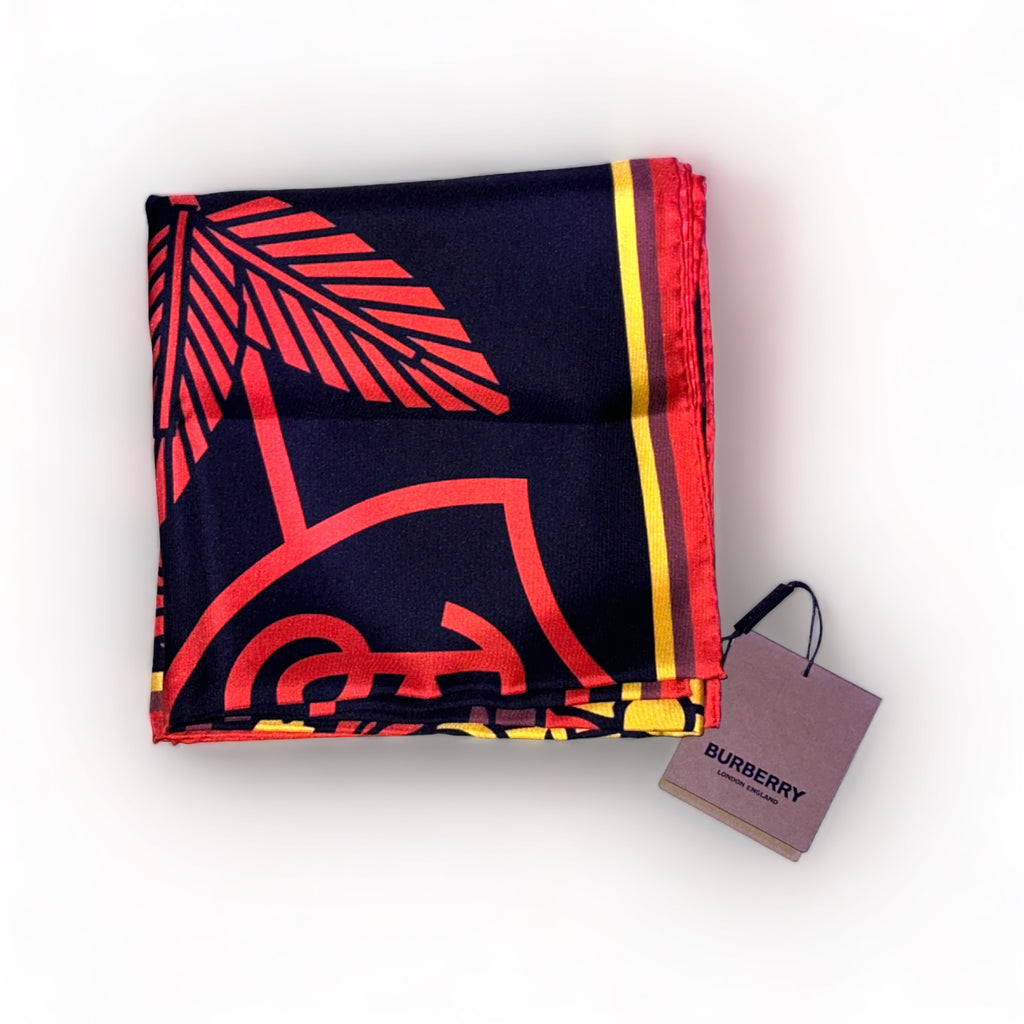BURBERRY ROYAL EQUESTRIAN EKD SILK SCARF