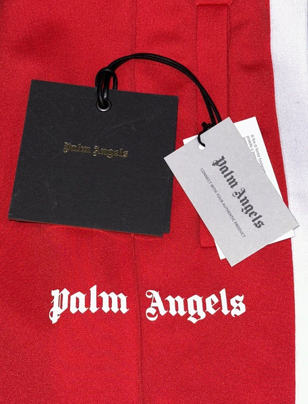 PALM ANGELS LOGO-PRINT TRACK PANT