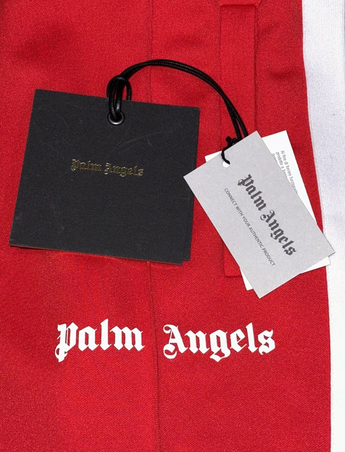 PALM ANGELS LOGO-PRINT TRACK PANT