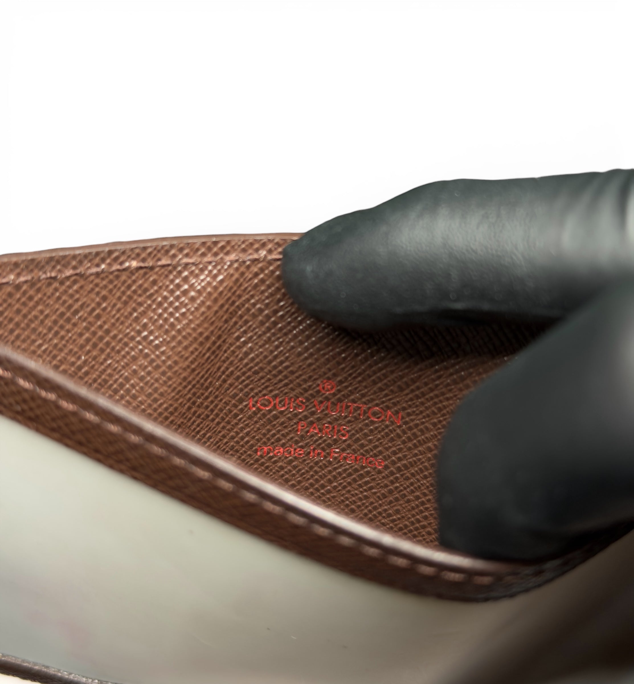 LOUIS VUITTON DAMIER EBENE LONG ID CARD HOLDER
