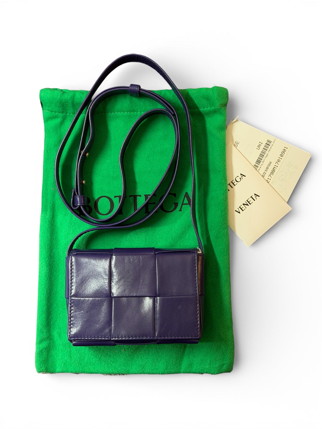BOTTEGA VENETA MINI INTRECCIO CASSETTE BAG