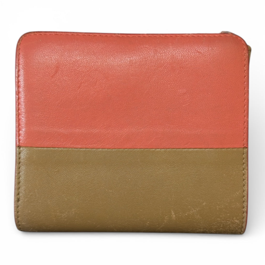 CELINE BICOLOUR COMPACT WALLET
