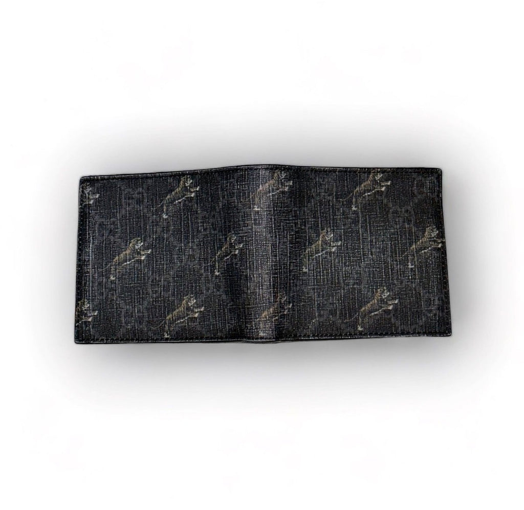 GUCCI GG SUPREME TIGER PRINT BIFOLD WALLET