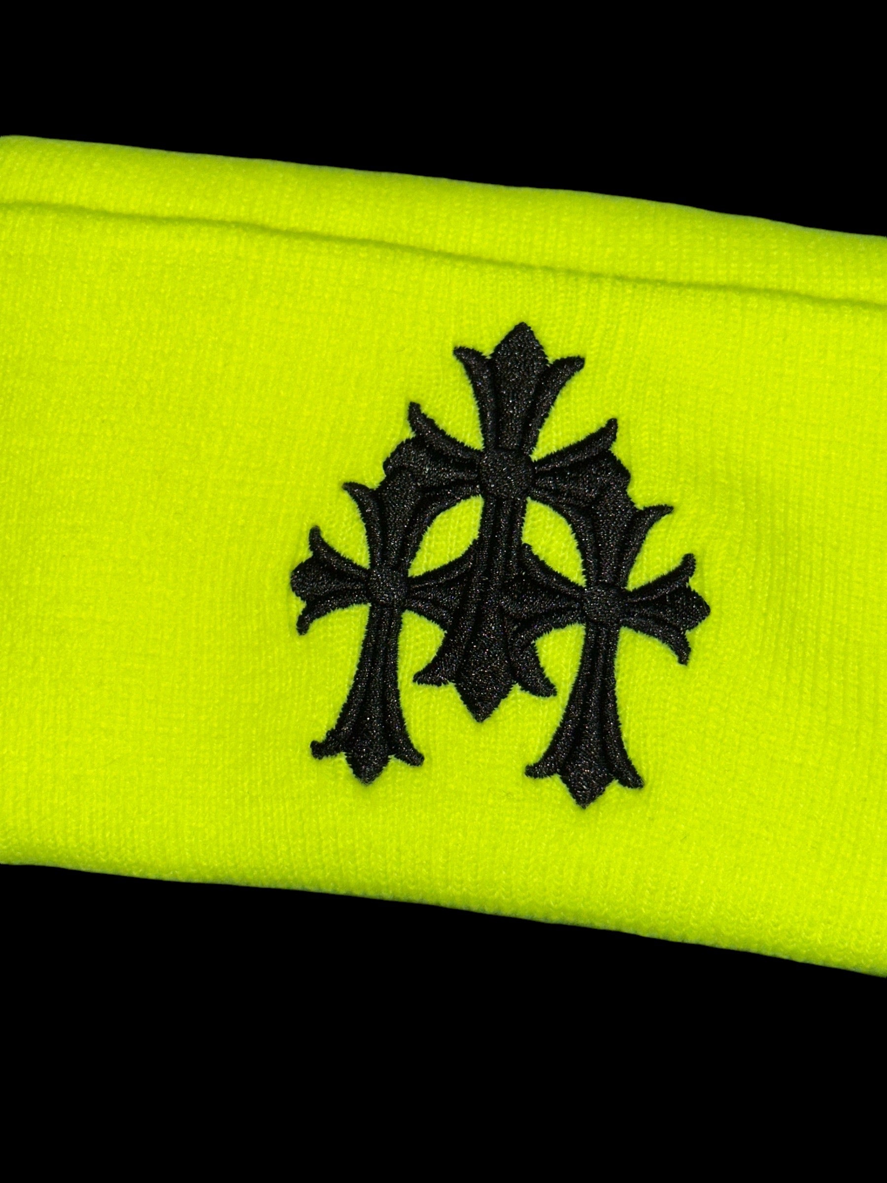CHROME HEARTS CROSS ACRYLIC WATCH CAP