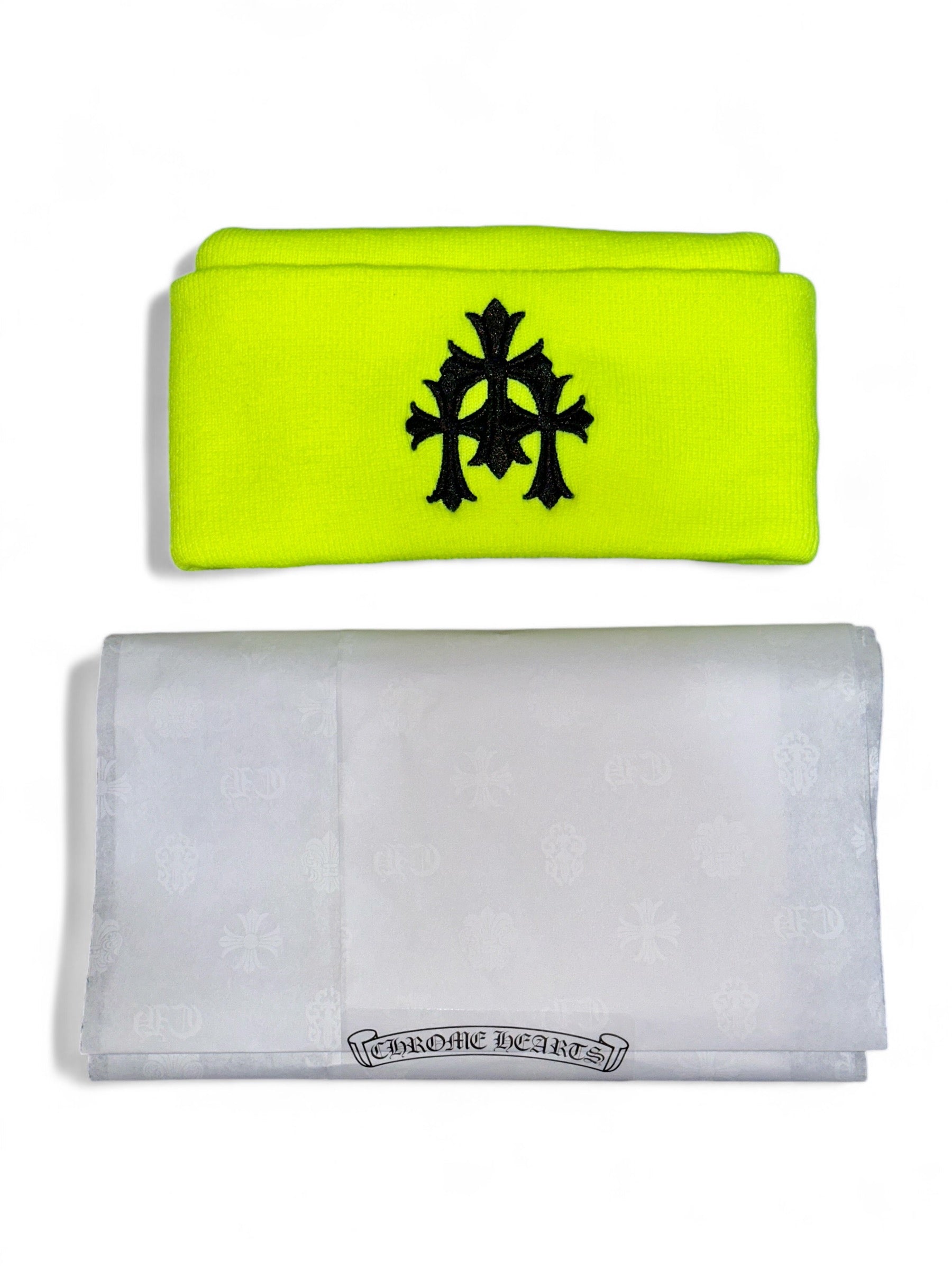 CHROME HEARTS CROSS ACRYLIC WATCH CAP