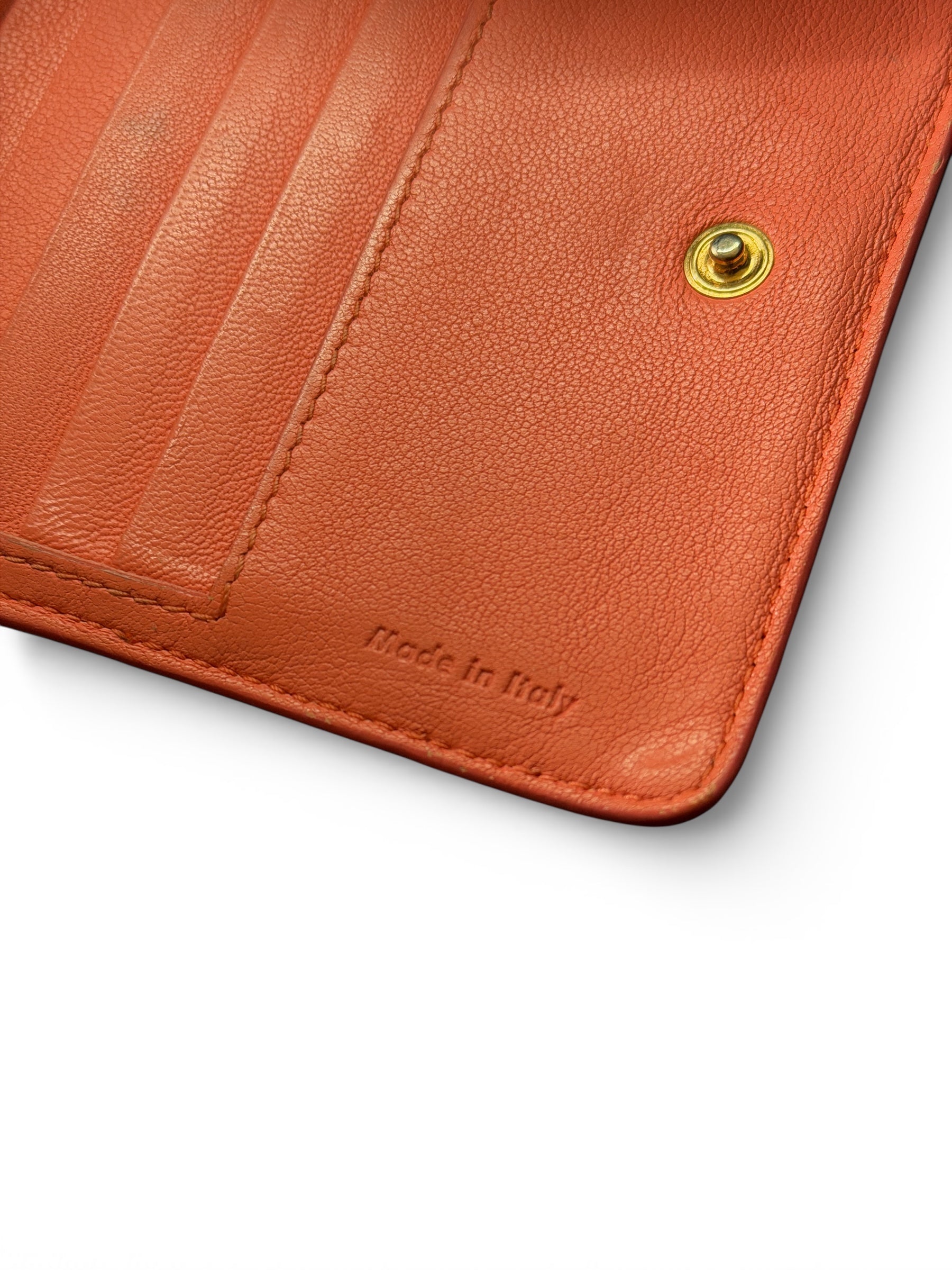 CELINE BICOLOUR COMPACT WALLET