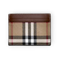 BURBERRY CHECK CANVAS CARD HOLDER
