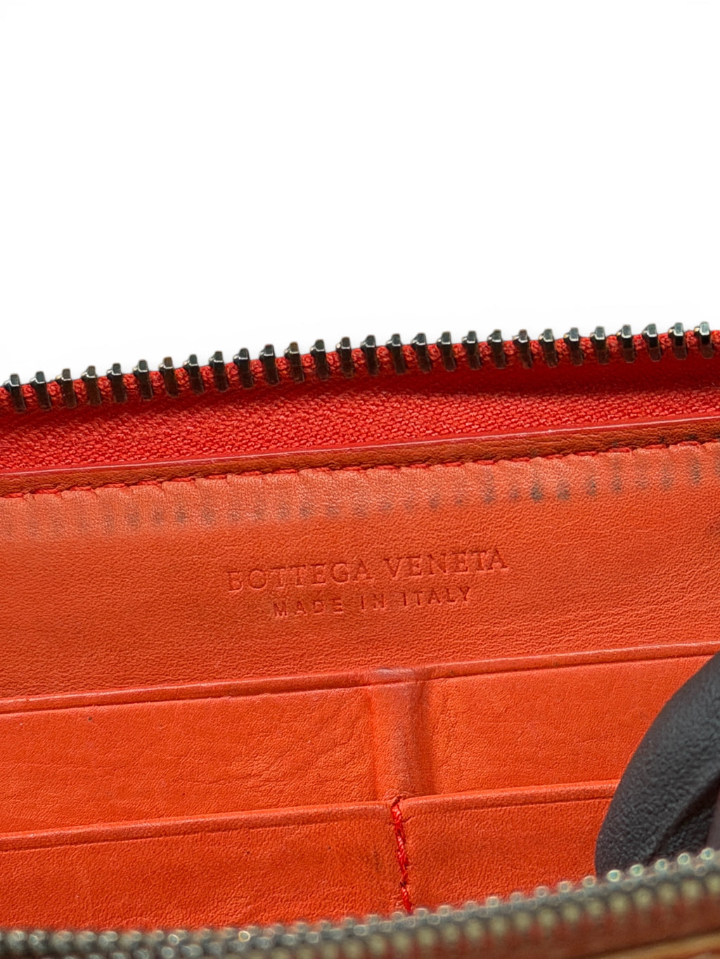BOTTEGA VENETA INTRECCIATO PICCOLO ZIP AROUND WALLET