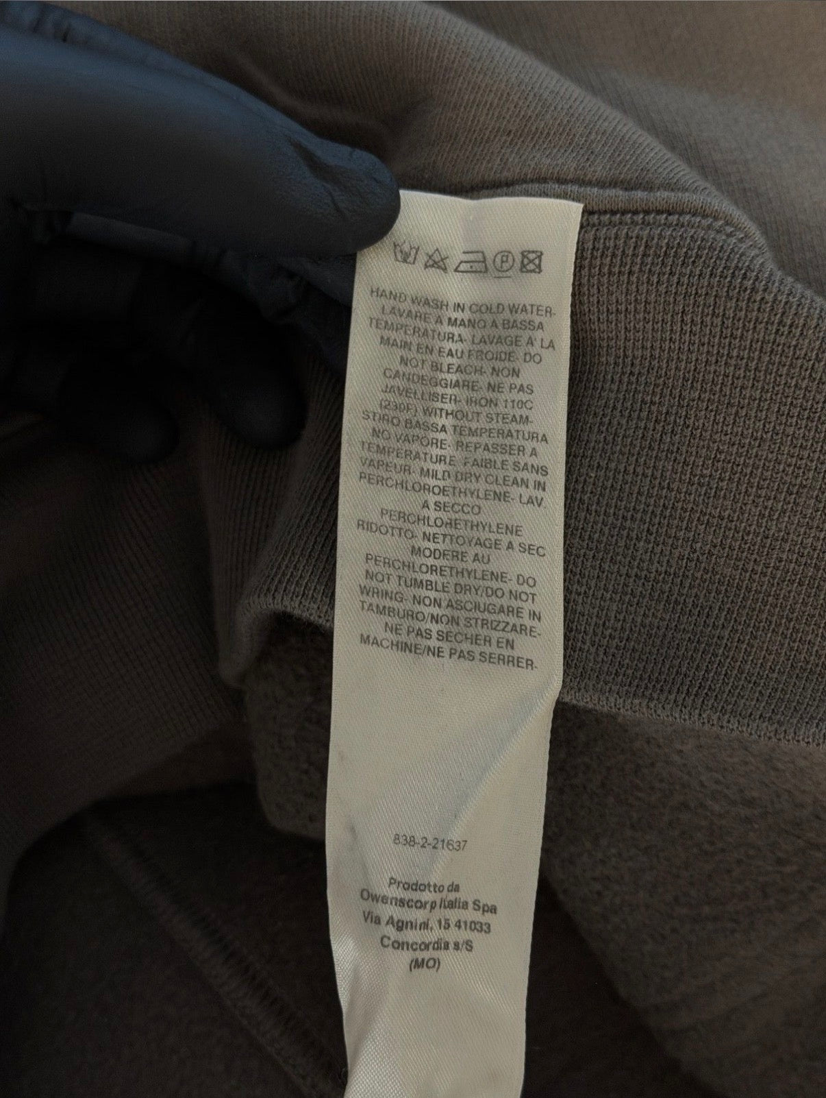 RICK OWENS DRKSHDW GRANBURY CREWNECK SWEATSHIRT