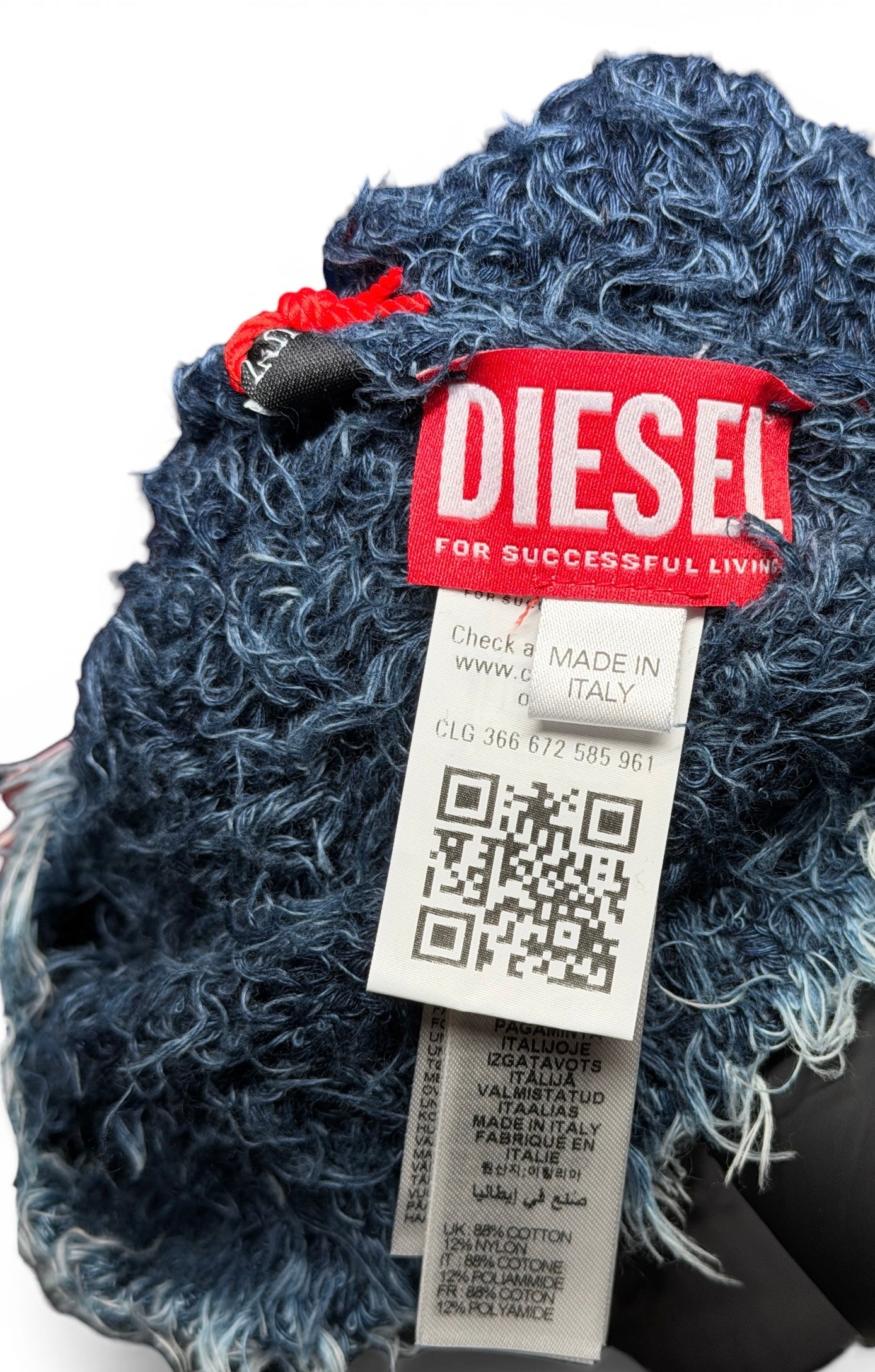 DIESEL K-DAN FLUFFY BEANIE