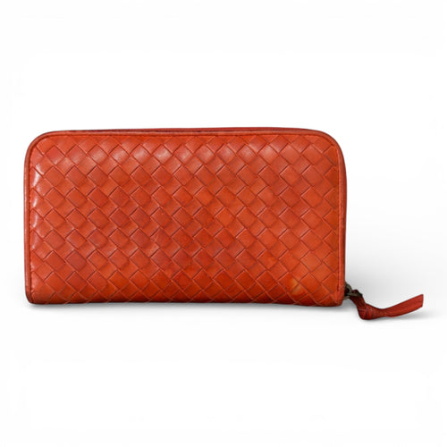 BOTTEGA VENETA INTRECCIATO PICCOLO ZIP AROUND WALLET