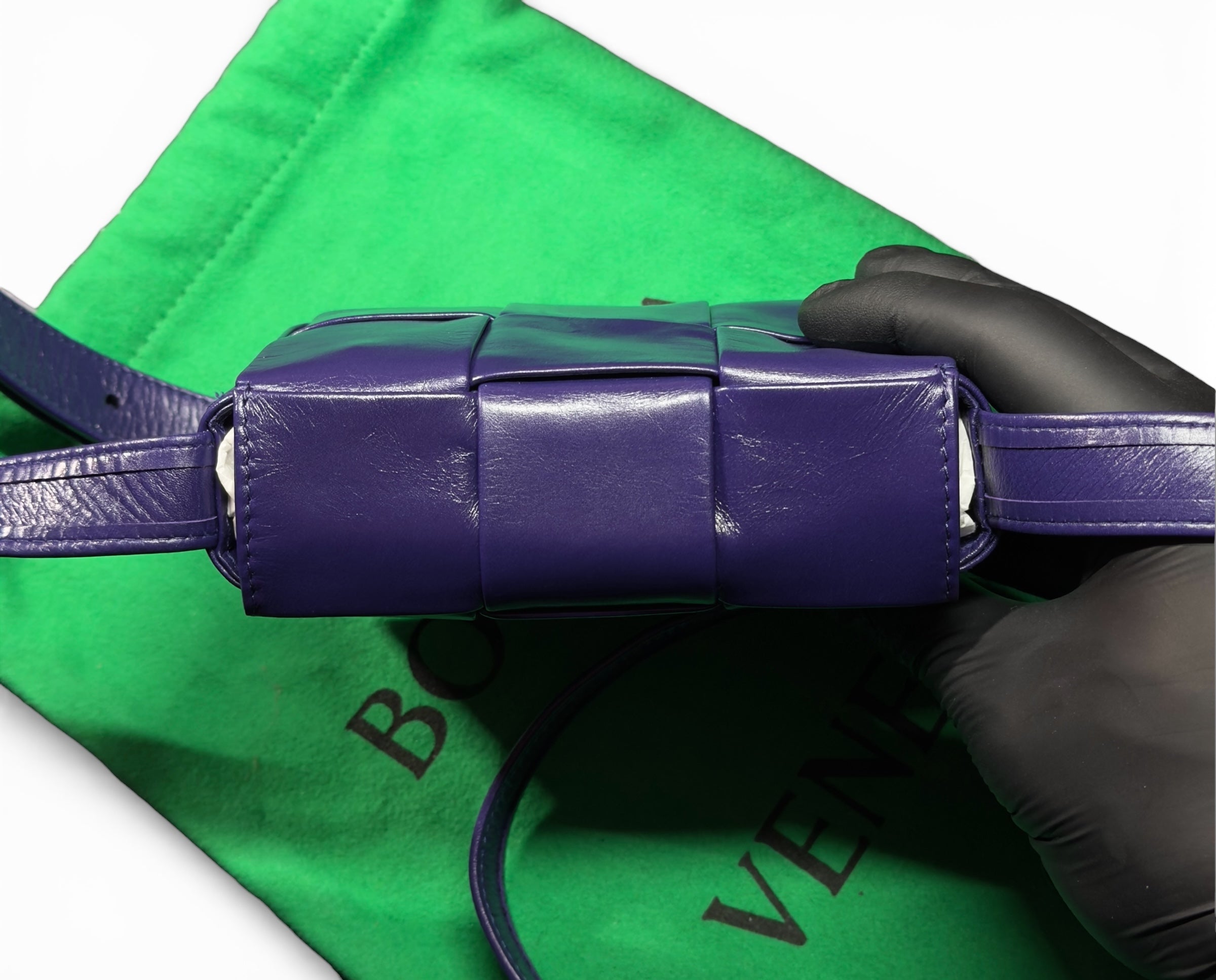BOTTEGA VENETA MINI INTRECCIO CASSETTE BAG