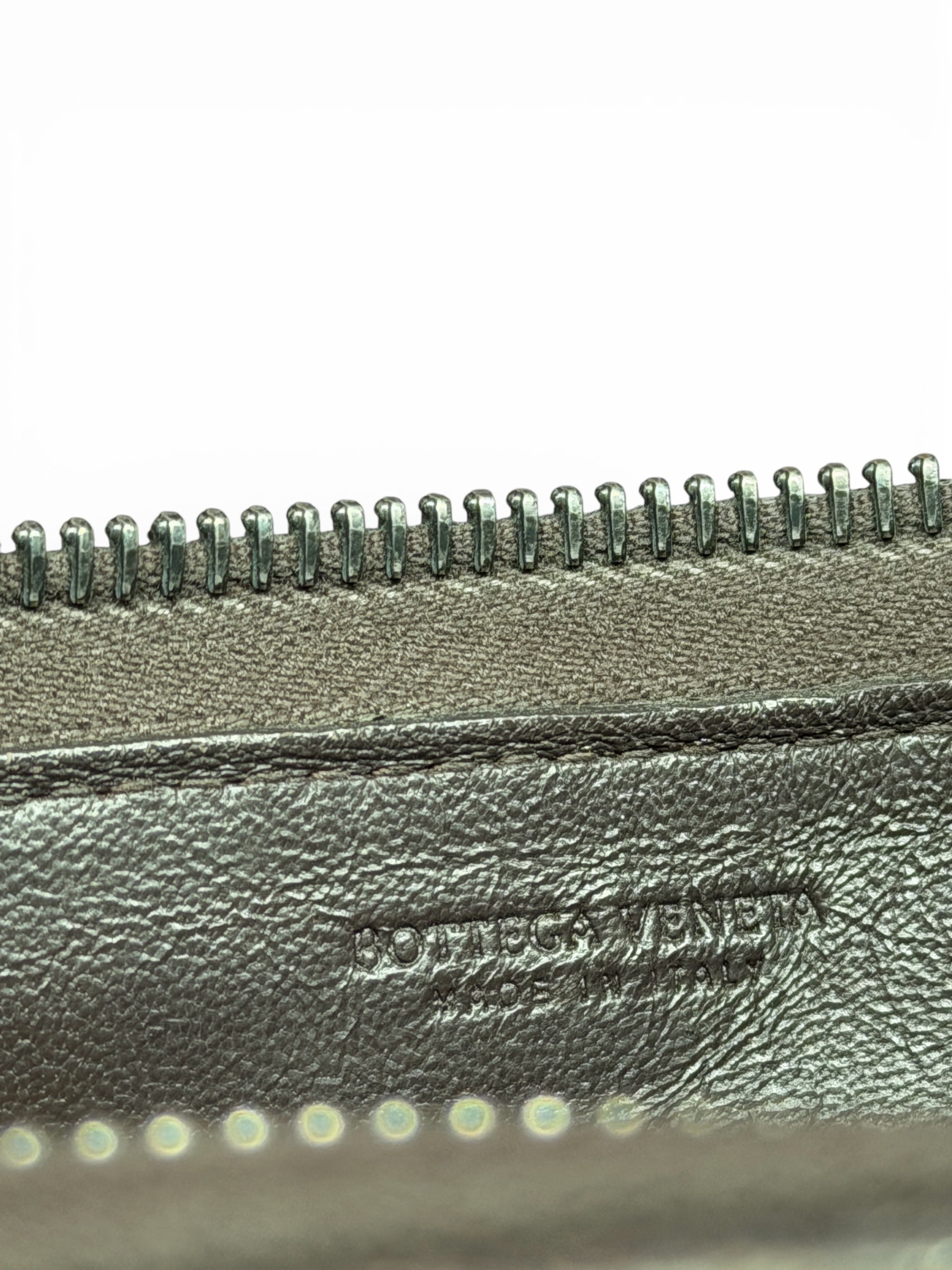 BOTTEGA VENETA INTRECCIATO PICCOLO ZIP AROUND WALLET