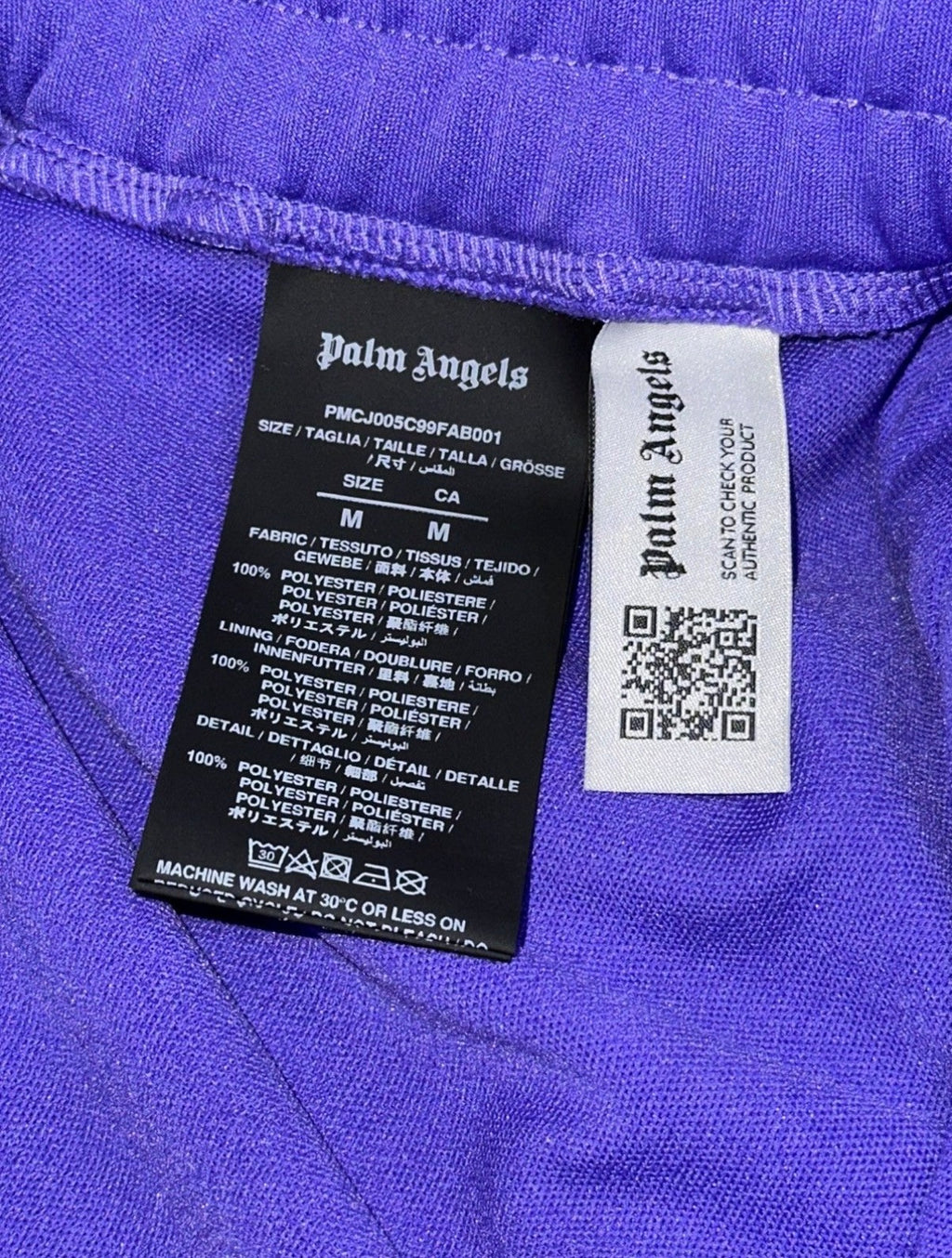 PALM ANGELS LOGO-PRINT TRACK PANT