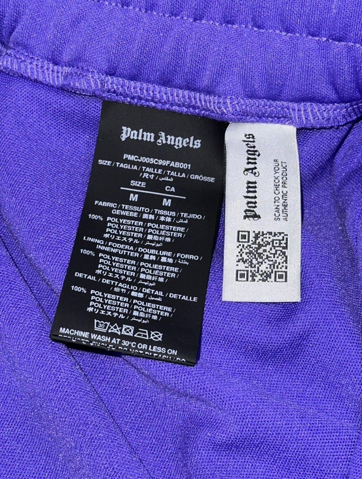 PALM ANGELS LOGO-PRINT TRACK PANT