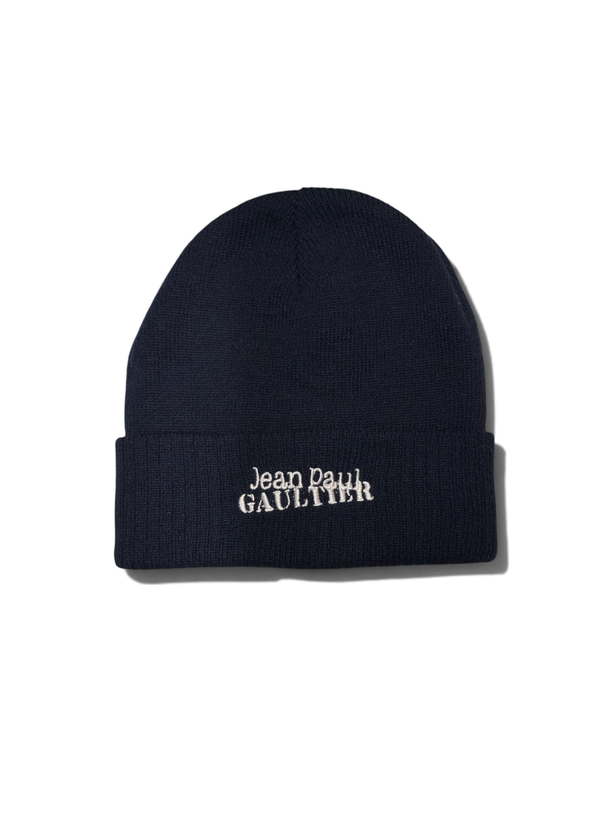 JEAN PAUL GAULTIER VINTAGE PROMO BEANIE CAP IN NAVY